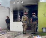 Arde vivienda en Colonia Puerta Grande de Reynosa