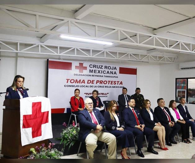 Asume nueva directiva de Cruz Roja Reynosa