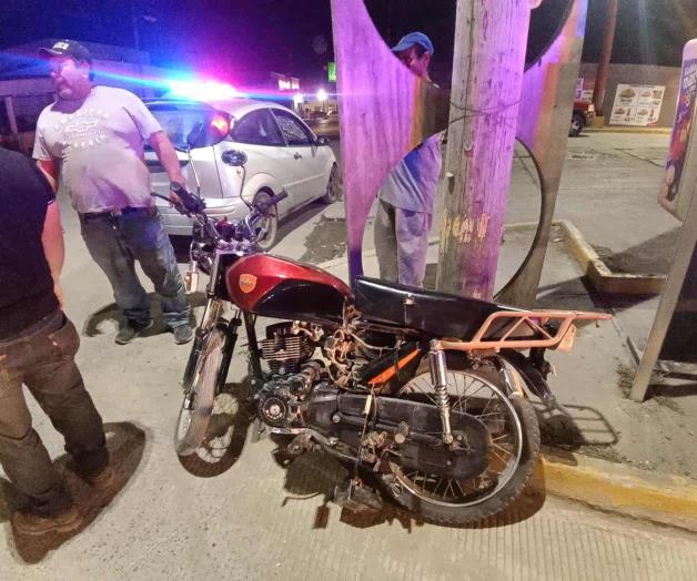 Embiste ebrio a motociclista