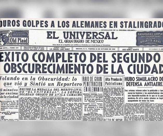 Cuando México oscureció sus ciudades como estrategia bélica en 1942