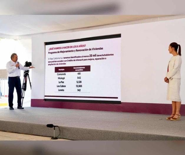 Edificará Infonavit 12,500 casas en Baja California Sur