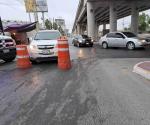 A buscar vías alternas; cierran tramo del Bulevar Hidalgo bajo el Puente Broncos de Reynosa