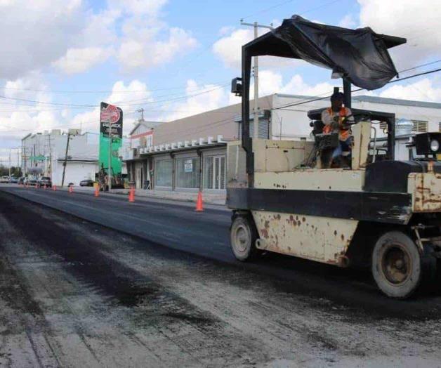 Siguen trabajos de reencarpeteo