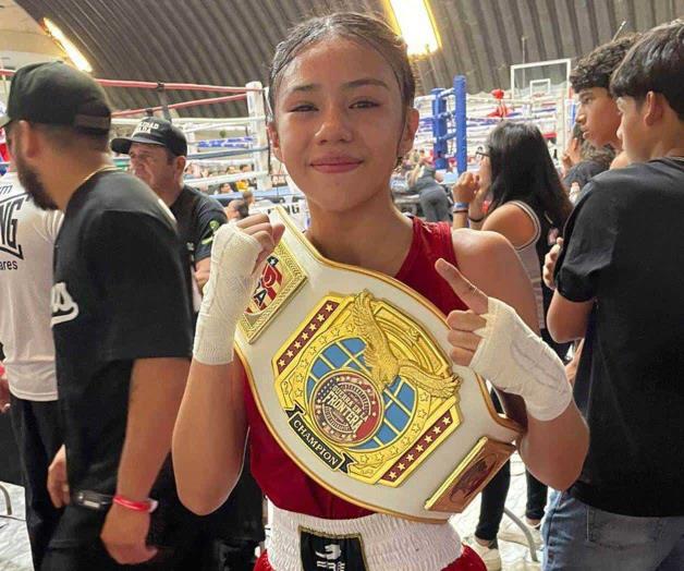 Stephanie Reyes consigue cintur&oacute;n en Mexicali, B.C.