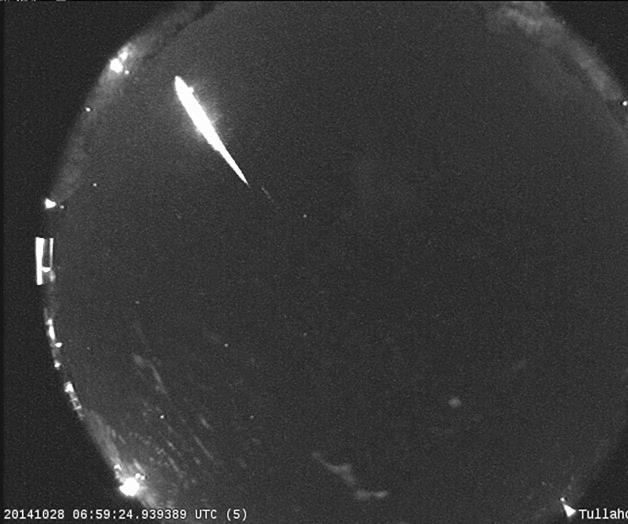 Lluvias de meteoritos Táuridas en su máximo esplendor en noviembre