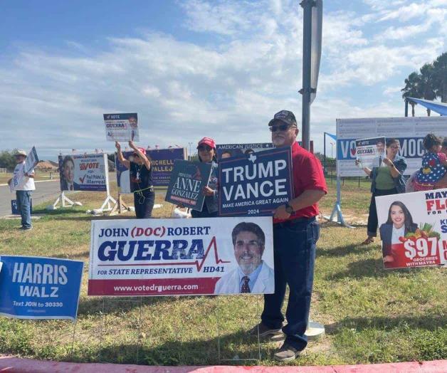 Sale el Valle de Texas a elegir Presidente de Estados Unidos