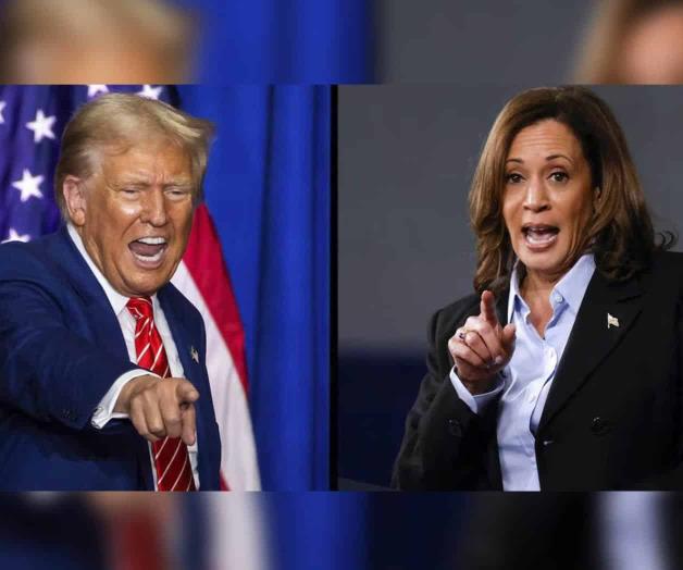 Donald Trump aventaja a Kamala Harris y la tensión se concentra en los Estados clave