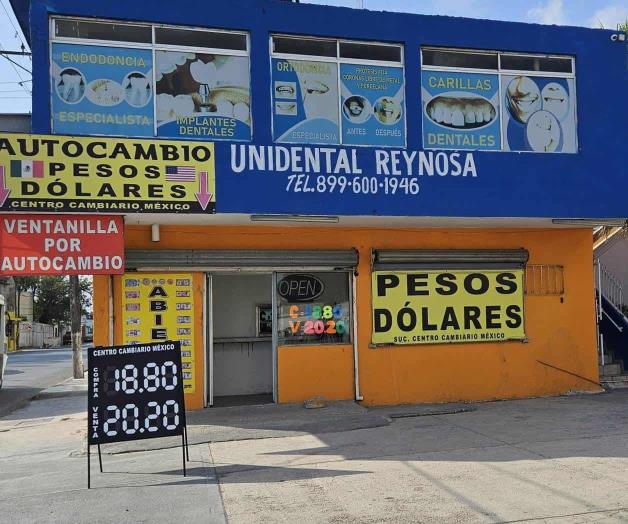 Recupera terreno el peso frente al dólar en Reynosa Recupera terreno el peso frente al dólar en Reynosa