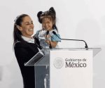 Niña roba discurso a Claudia Sheinbaum; será diputada, afirma