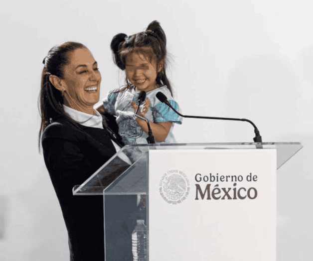 Niña roba discurso a Claudia Sheinbaum; será diputada, afirma Niña roba discurso a Claudia Sheinbaum; será diputada, afirma