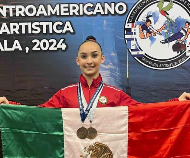 Mariel García obtiene Bronces en centroamericano de gimnasia