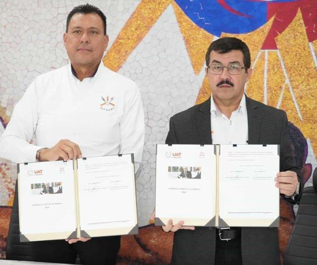 Fortalece UAT acuerdo con  el sindicato