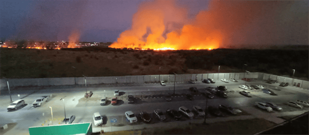 Deja incendio en Colonia Pirámides a un voluntario intoxicado