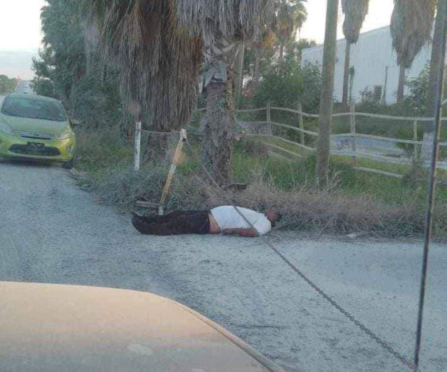 Hallan cadáver en ejido Palo Blanco Hallan cadáver en ejido Palo Blanco