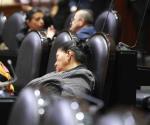 Diputada de Morena se queda dormida en plena sesión parlamentaria