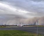 Tormenta de polvo provoca choque múltiple en autopista