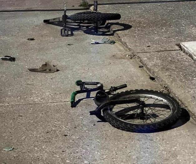 En la col. Nacional de Tampico: Niño arrollado por motociclista