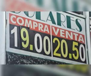 Se mantiene el dólar a $20.50 a la venta en Reynosa