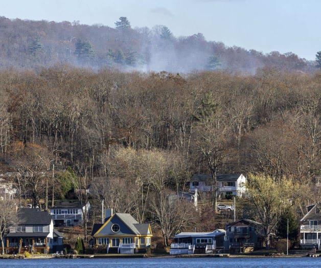 Incendio forestal en Nueva York y Nueva Jersey