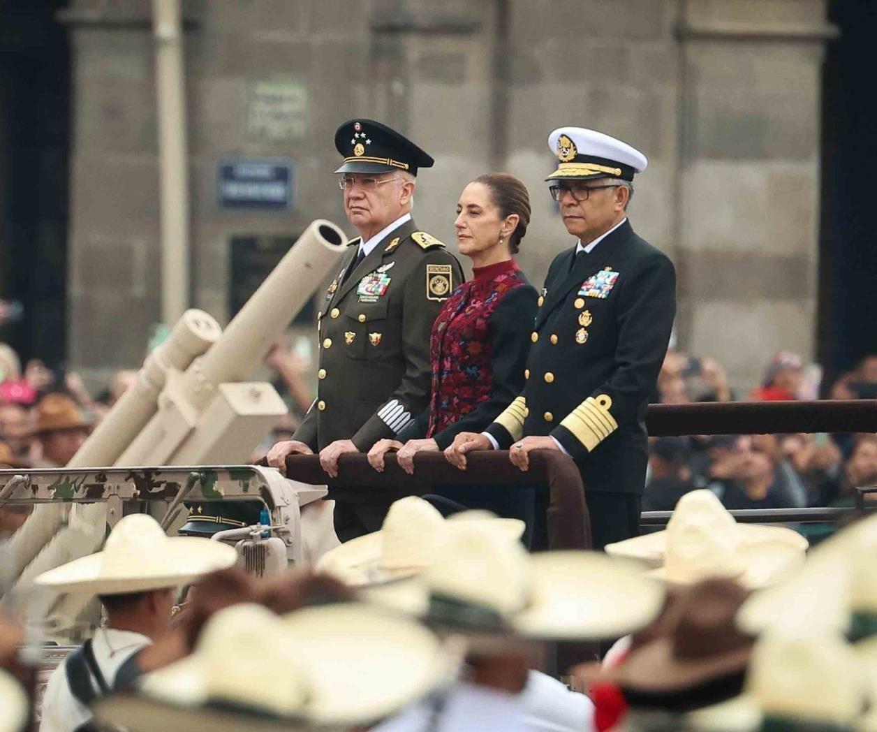 Encabeza Claudia Sheinbaum desfile cívico militar por 114 Aniversario de la Revolución Mexicana