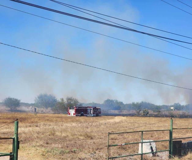 Alerta incendio de un pastizal