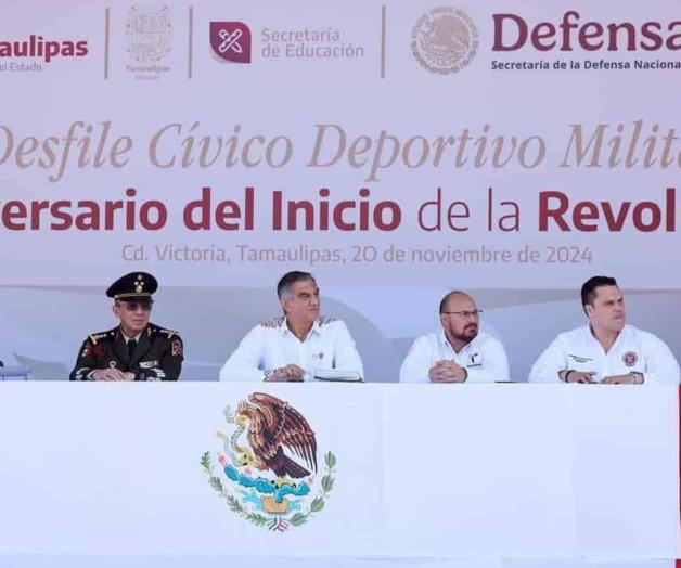 Conmemora Américo Villarreal 114 aniversario de la Revolución Conmemora Américo Villarreal 114 aniversario de la Revolución