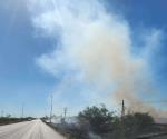 Alertan bomberos por quema de pastizales