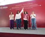 Realiza Olga Sosa asamblea informativa en Soto La Marina