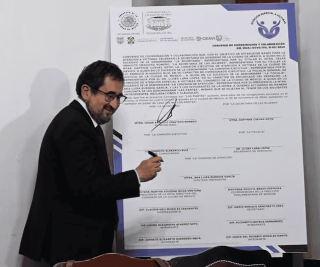 Autoridades de CDMX firman convenio para atención a víctimas