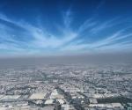 Capa de contaminación cubre cielo en Monterrey