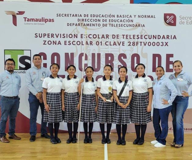 Tienen telesecundarias su concurso de escoltas