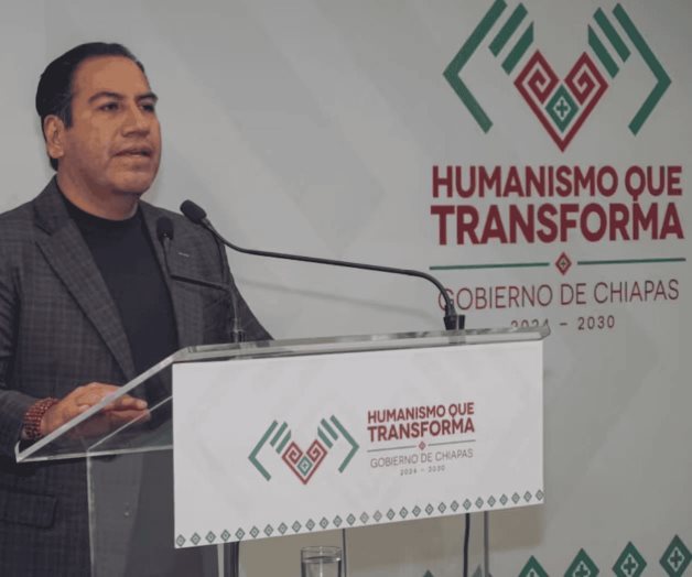 Gobernador electo de Chiapas presenta a su gabinete de seguridad