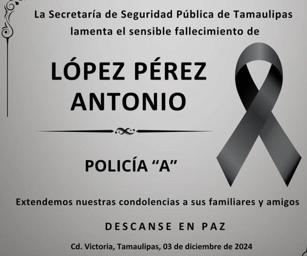Muere polic&iacute;a tras un ataque en Ejido La Libertad, en San Carlos