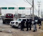 Vuelca camioneta con sujetos armados tras persecución y balacera en Reynosa