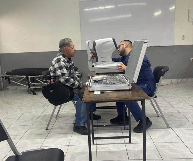 Ofrece Cruz Roja local examen gratis de la vista en Reynosa