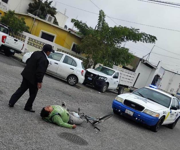 Menor en bicicleta es atropellado en Río Bravo; conductor se da a la fuga