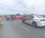 Manifestantes bloquean carretera Reynosa-San Fernando