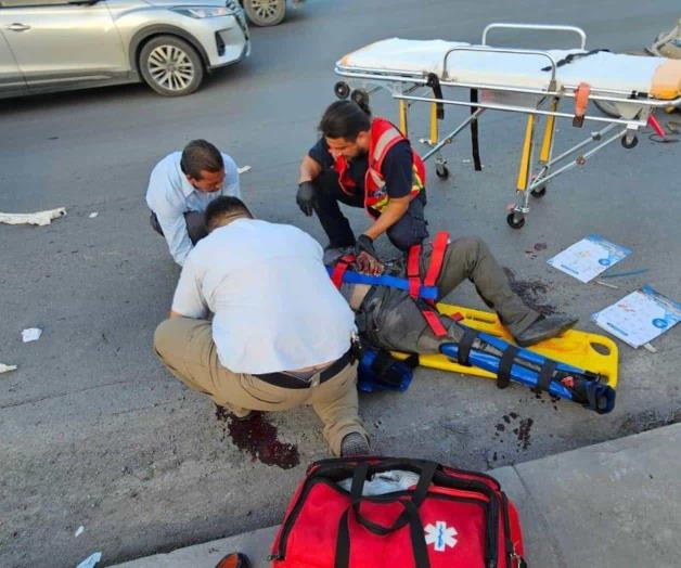 Cobrador grave tras ser atropellado en la salida a R&iacute;o Bravo