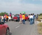 Bloqueo en Carretera San Fernando; ejidatarios protestan por falta de energía eléctrica