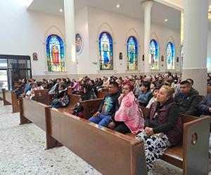 Se concentran feligreses en Concatedral de Nuestra Señora de Guadalupe