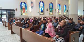 Se concentran feligreses en Concatedral de Nuestra Señora de Guadalupe