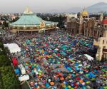 Pegó el frío, pero la fe pudo más, familias pernoctan en Basílica de Guadalupe