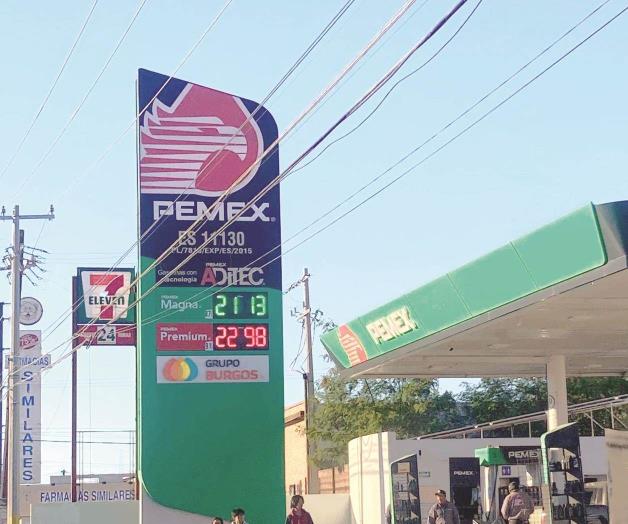 Sube a $21.13 el litro de gasolina magna en Reynosa