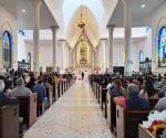 Se congregan fieles a Virgen de Guadalupe en Concatedral Reynosa