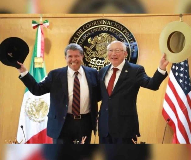 Visita Ken Salazar Cámara de Diputados para despedirse