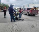 Chocan a repartidor