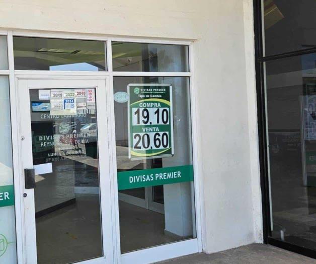 Se mantiene alto el precio del dólar en Reynosa Se mantiene alto el precio del dólar en Reynosa