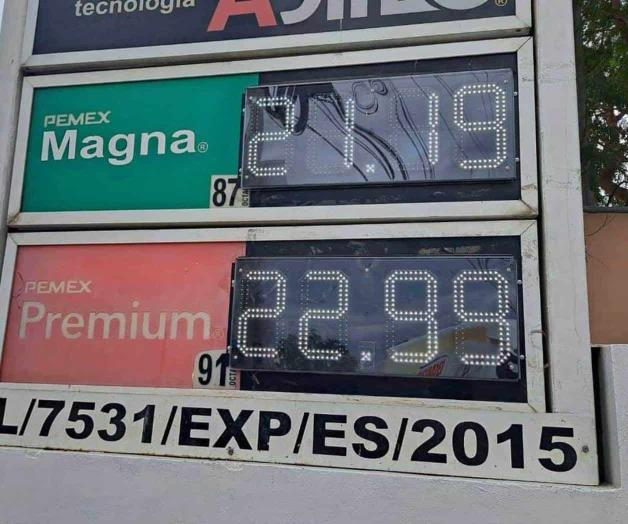 Tiene gasolina Magna otro ligero aumento en Reynosa