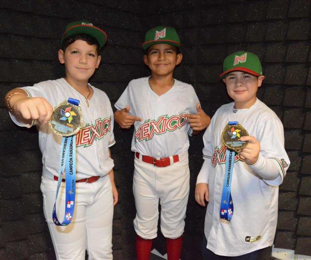 Orgullo reynosense, &iexcl;orgullo  mexicano! Kalin Gonz&aacute;lez, Sergio L&oacute;pez y Rolando Ram&iacute;rez