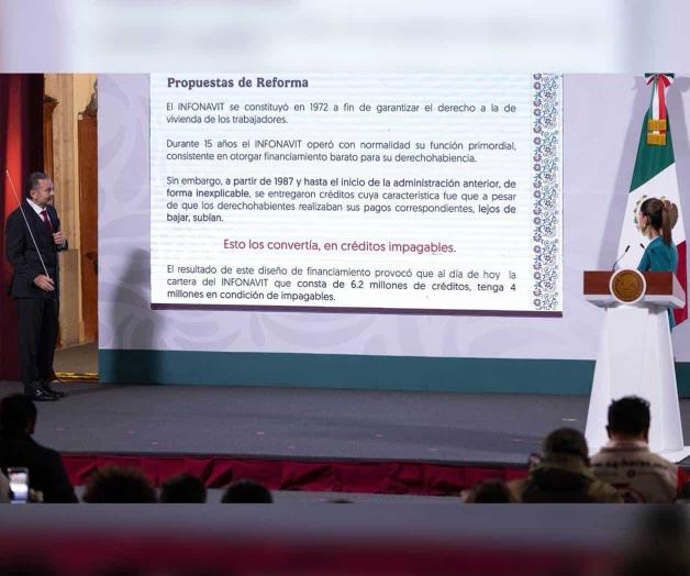 Con reforma a la Ley del Infonavit se erradicar&aacute; la corrupci&oacute;n: Claudia Sheinbaum
